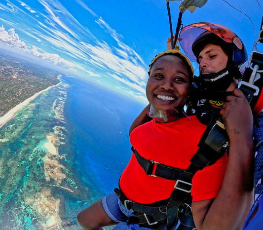 Happy smiles in Kenyan skies